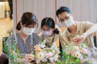 新的開始、心的凝聚
嘉磐好友限定 / 感恩花藝沙龍課 /